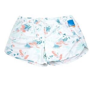 Columbia Bogata Bay Printed Stretch Shorts Floral Tropical Women's Plus Size 3X